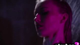 Post workout sexy showering with curvy honeys so large butt honeys enjoyed it