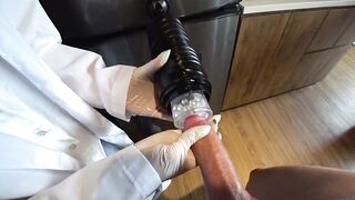 LALIN GIRL NURSE milks my CUM example with Machine and his deepthroat