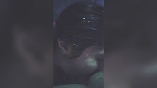 Me and him blowing ang playing my self