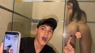 DELIVERY STUD SCREWS THE WIFE WHO SECRETLY ORDERED A SEX TOOL BEHIND HER BLIND SPOUSE’S BACK.