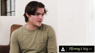 MOM'S MALE - Danielle Renae Teases Stepson Tyler Cruise With No Pants And Large Titties Pop-Out Bang