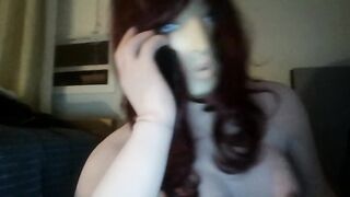 I give u a call whilst i'm masking in my Gal female silicone mask!