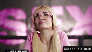 ROCCO SIFFREDI - Excited Luna Bbunny Takes Monster Penis Hardcore - Live Podcast Pounding