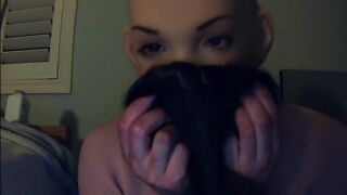 Reni Take Over Pt5! Female mask Reni takes over and turns into a blond bimbo!