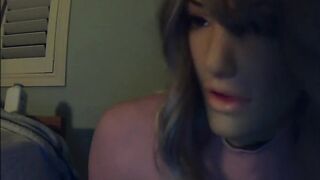 Reni Take Over Pt5! Female mask Reni takes over and turns into a blond bimbo!