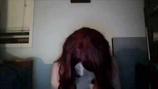 Breasty Nights Pt5! Taking my silicone female glove hands off! During the time that wearing my female silicone masks