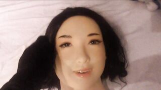 Empty Happi 1! Here is female mask Happi for u to check out! Beautiful on outside, coarse on inside!