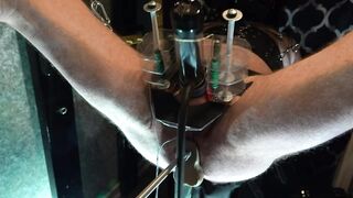 Electro Venus Rod Milking and Machine Screw in the Leather Sling