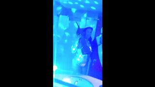 Selena Sky Stars in Silver Disco Creampie