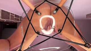 Golden Shower Glasss Chair