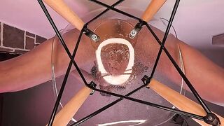 Golden Shower Glasss Chair