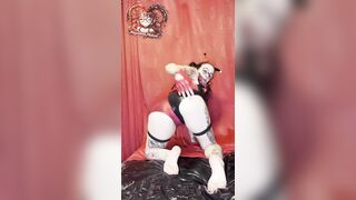 Harley Quinn Plays with Her Butt by Magda