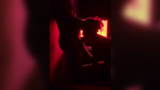 Intensive Romanic Sex in Red Room Leads to Creampie
