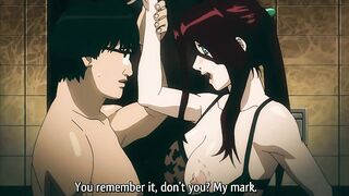 Red-Haired Girl in Leopard Underware Likes to Ride Weenie and Drink Cum