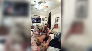 Miley the mother I'd like to fuck Riding Knob with Creampie