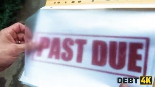 DEBT4k. Public unfathomable mouth is her favourite way to pay off debts