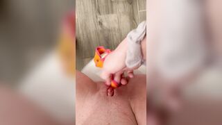 Stuffing My Constricted Cunt