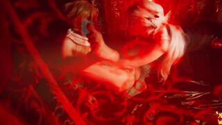 Genshin Impact. Arlechino made the Traveler dance for her - MollyRedWolf