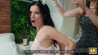 BRIDE4K. Honey cheated on her future spouse on her wedding day