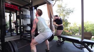My Large Butt big beautiful woman Workout Partner Gets Her Taut Cunt Pounded - Paige Steele, Steve Rickz