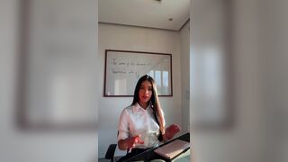 Hot Secretary Seeks to Please Her Boss