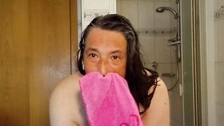 After showering... A pont of time just for u