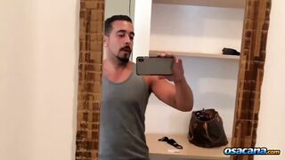 Athletic Chocolate Large Wang Punching Penis in the Butt