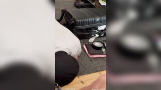 Feet thrall taking care for tranny charming feet