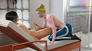 Helena: Hawt Biggest Breasts and Ass in Anime- Have a fun Sexy Tugjob For Giant Knob, Intensive Moist Titjob Stimulation & Undertable Deepthroat Ending with Cum in Throat