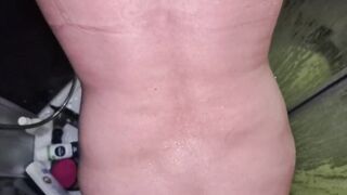 Getting banged by ValentinoSins in shower and getting his cum inside me