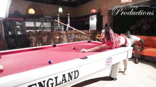 Cheating mother I'd like to fuck Gets Banged in Public - Interracial Pool Table Sex