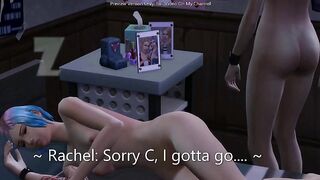 Rachel Cheats On Her Girlfriend To Have Hardcore Sex With Her Art Teacher- sims 4 - CG Anime