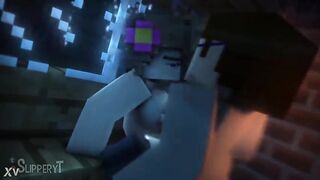 Toon scene cute beauties get drilled