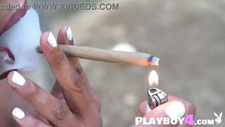 Hawt playgirl naked breathtaking body after hawt striptease session