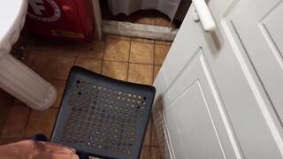 StepSon Cums in StepMoms snatch in the Shower. Little rascal