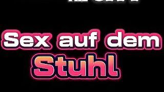 Four-way sex on a chair – xxx podcast (in German)