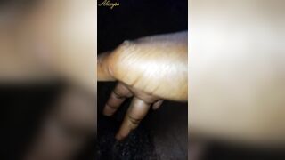 Trying to stretch my taut vagina