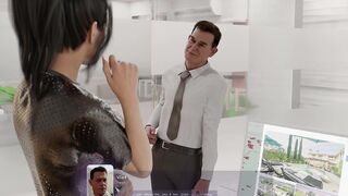 Hawt mother I'd like to fuck Secretary Having Raunchy Affair with an Unattractive Oldman Staff