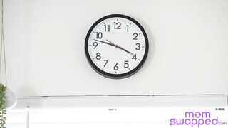 Bossy STEPMOM Alexis Malone says, "What are u staring at, click here and lick her cunt"