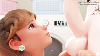 Giant Butt big beautiful woman Stepmom mother I'd like to fuck With Large Bazookas Gives Oral pleasure &Gets Face Banged By Large Shlong Stepson. This guy Cums In Her Throat - Mansion Days