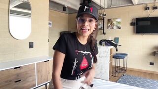 HARDCORE SCREW - Small Brunette hair Latin chick is Wild and Ribald for Coarse sex in POV