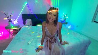 Rave-Willing Clara Trinity Seduces The DJ And Rides His Thick Jock!