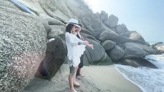 I Was Caught Having Totally Undressed Sex on the Beach - Trio on the Beach