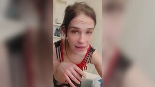 Eating Melted Ice Cream