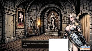 Sexorcism: Craving Confession Gameplay Part 5 - Abbess Roala Boss Fight & Interior Sanctuary Battle