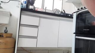 Fleshly Leaving the Hunk Full of Horniness to Bang His Greedy Butthole.