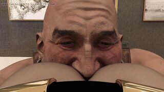 Cuckold Guy Watched Wife Getting Team-fucked by Immodest Old Dongs