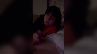 eighteen Year Old Gives BJ at Night