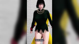 One Punch-chap Fubuki and Saitama // Parody