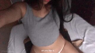 STEP-SISTER came to keep me company - we screwed and the slut recorded it all